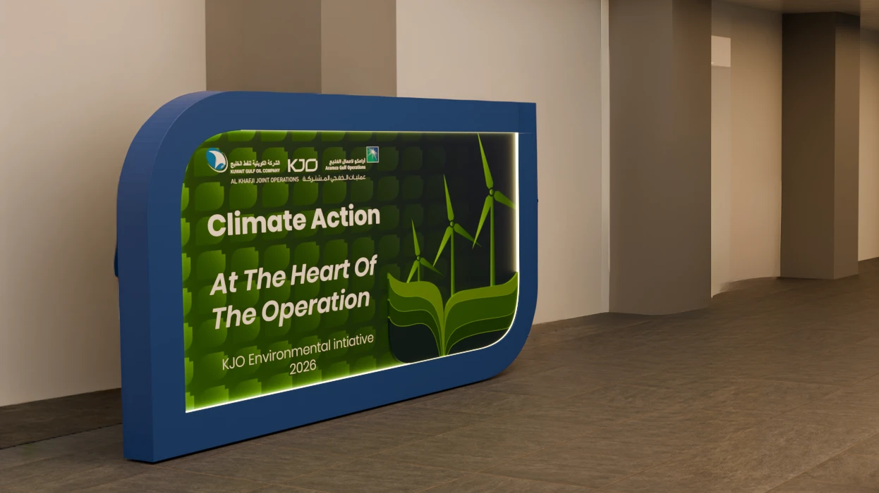 KJO Environment Day: Climate Action welcome sign
